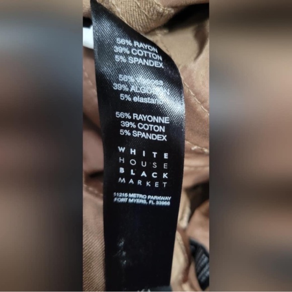 White House, Black Market The Skimmer Dress Pants Size 2 NWT - Picture 7 of 7